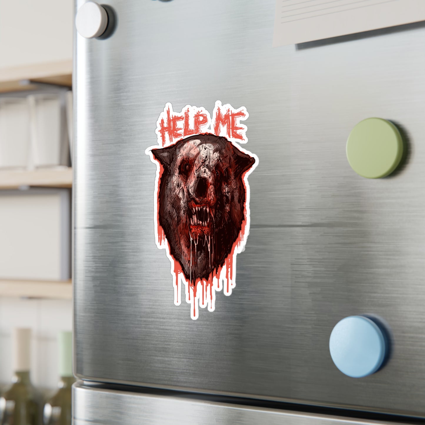 Shimmer Bear Kiss-Cut Vinyl Decal