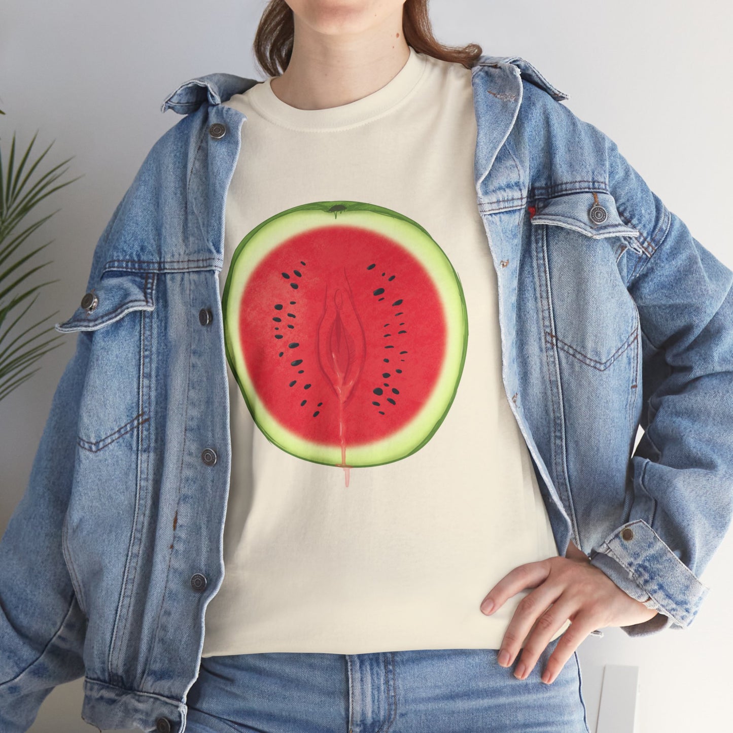 Juicy Watermelon Unisex Heavy Cotton Tee