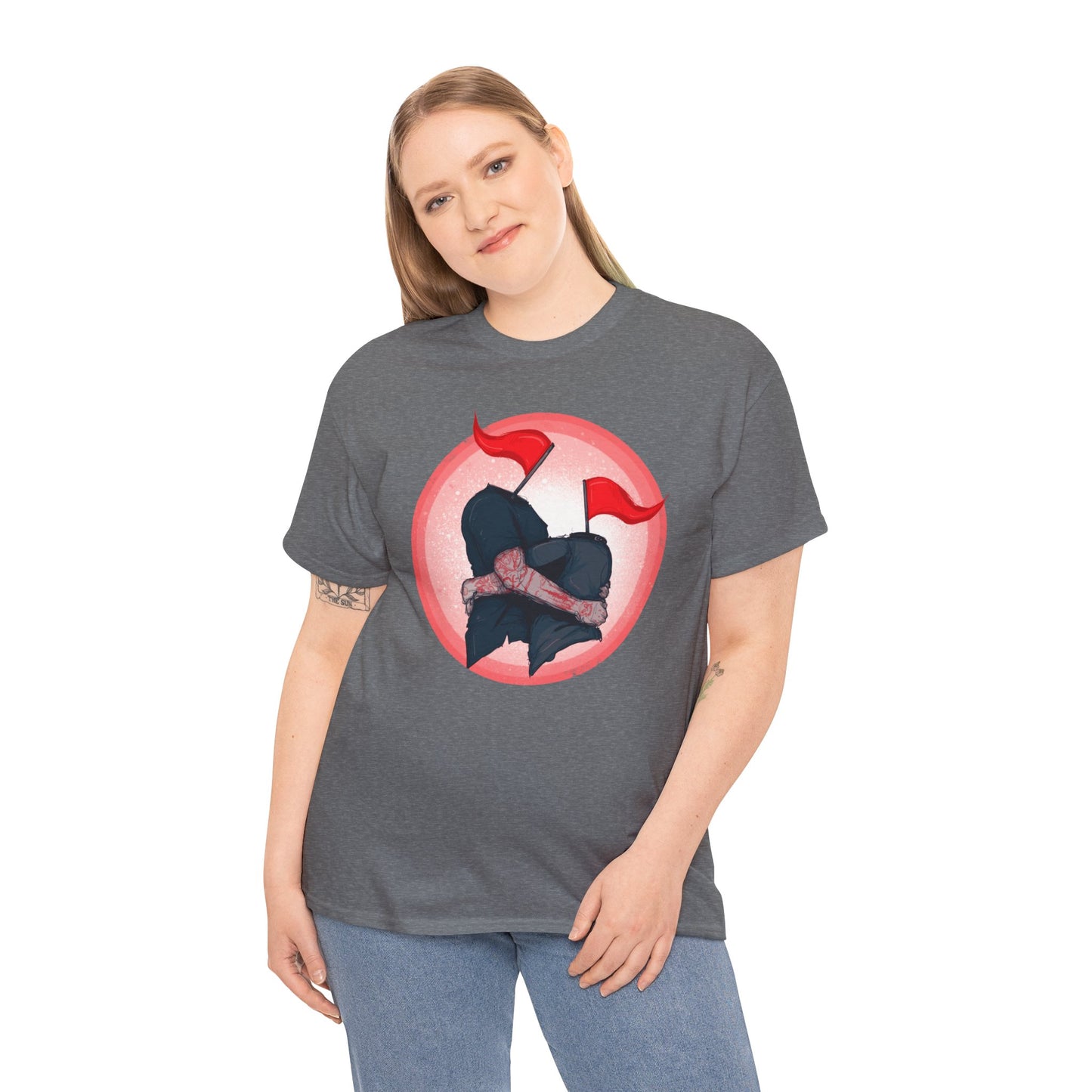 Red Flags Unisex Heavy Cotton Tee