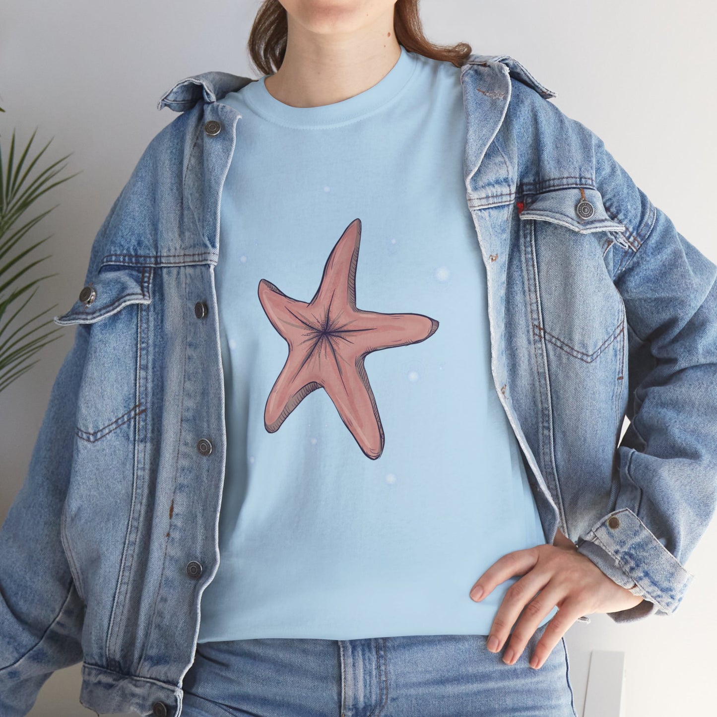 Chocolate Starfish Unisex Heavy Cotton Tee