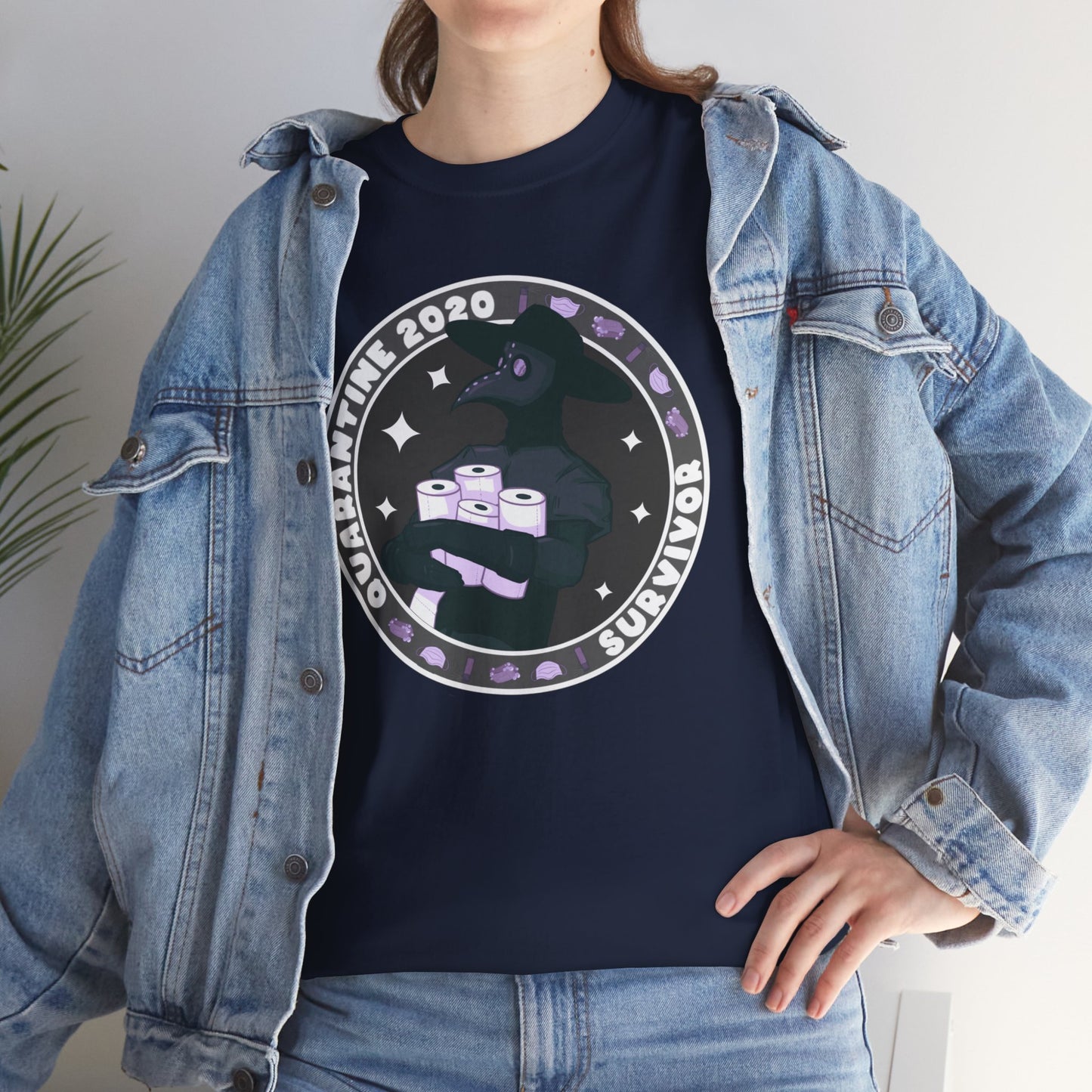 Quarantine 2020 Survivor Unisex Heavy Cotton Tee