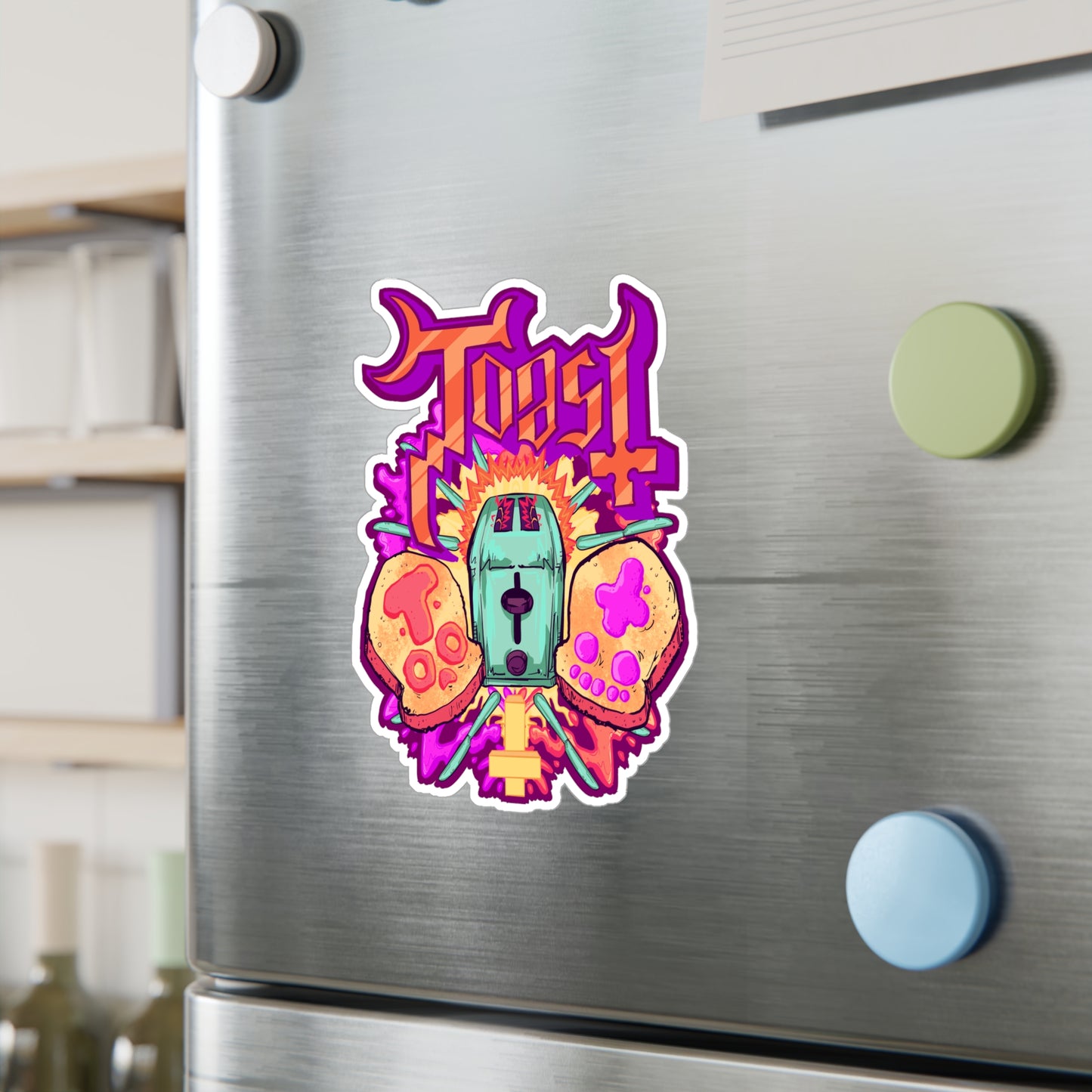 Toast Kiss-Cut Vinyl Decal