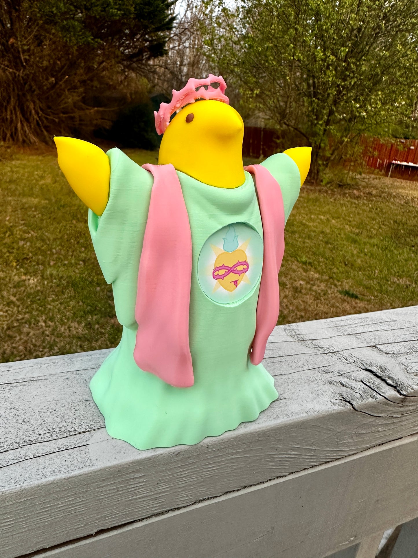 Peepus Christ 3D Printed Figure