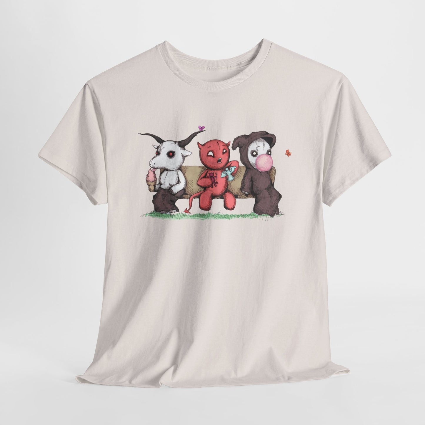 Evil Day Off Unisex Heavy Cotton Tee