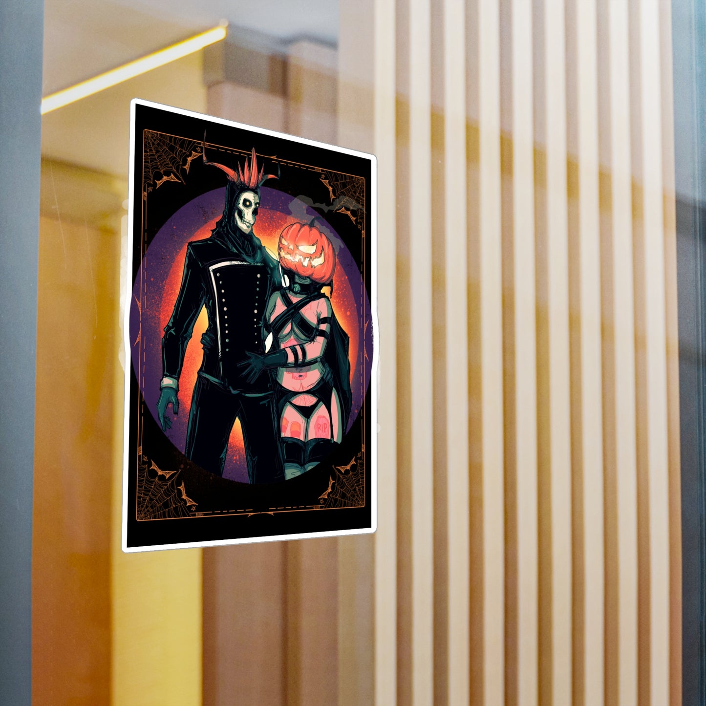 The King & Queen Kiss-Cut Vinyl Decal