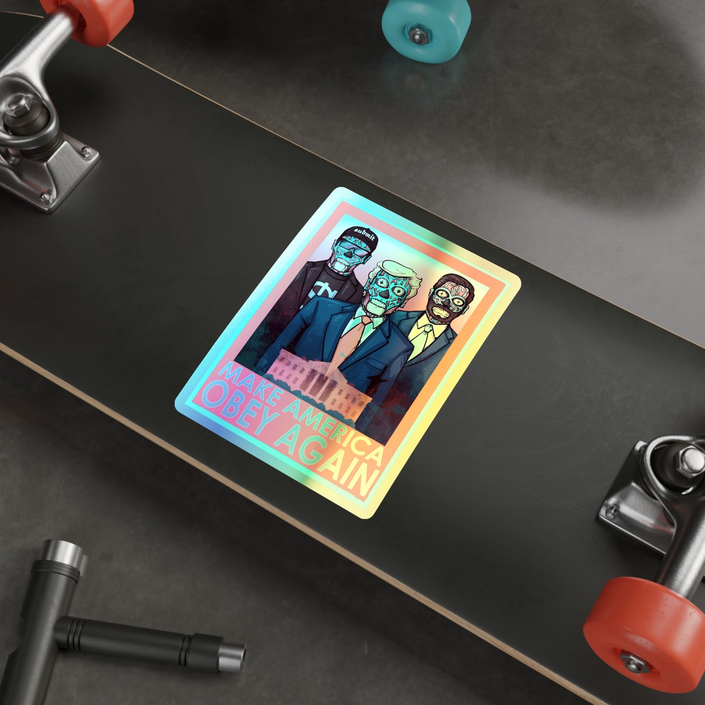 MAOA Holographic Die-cut Stickers