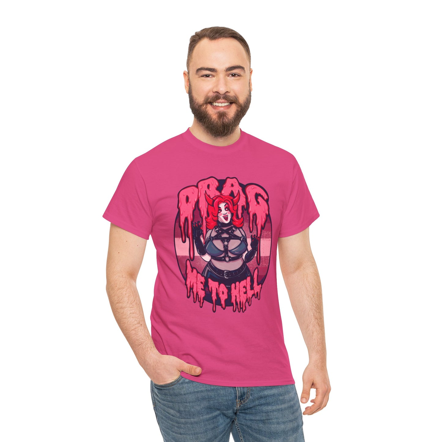 Drag Me To Hell Unisex Heavy Cotton Tee
