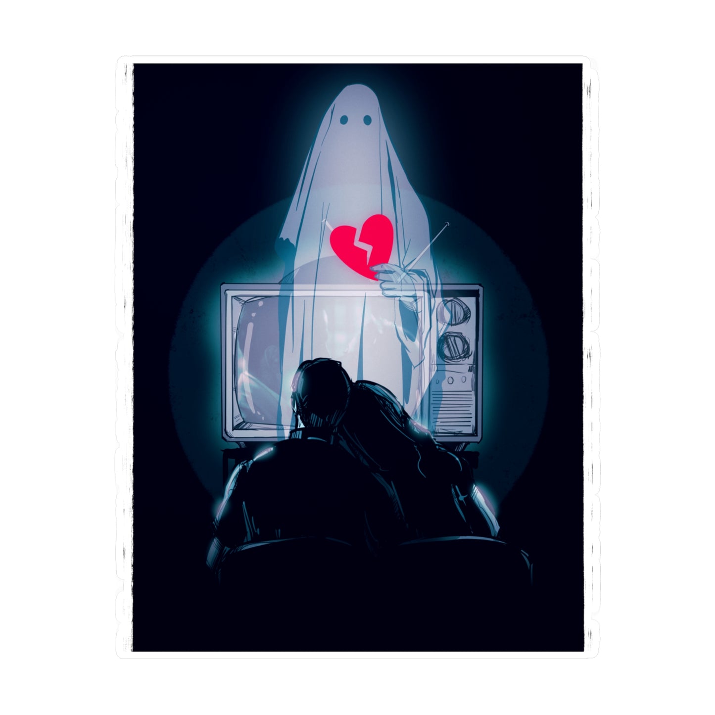 Lost Love Kiss-Cut Vinyl Decal