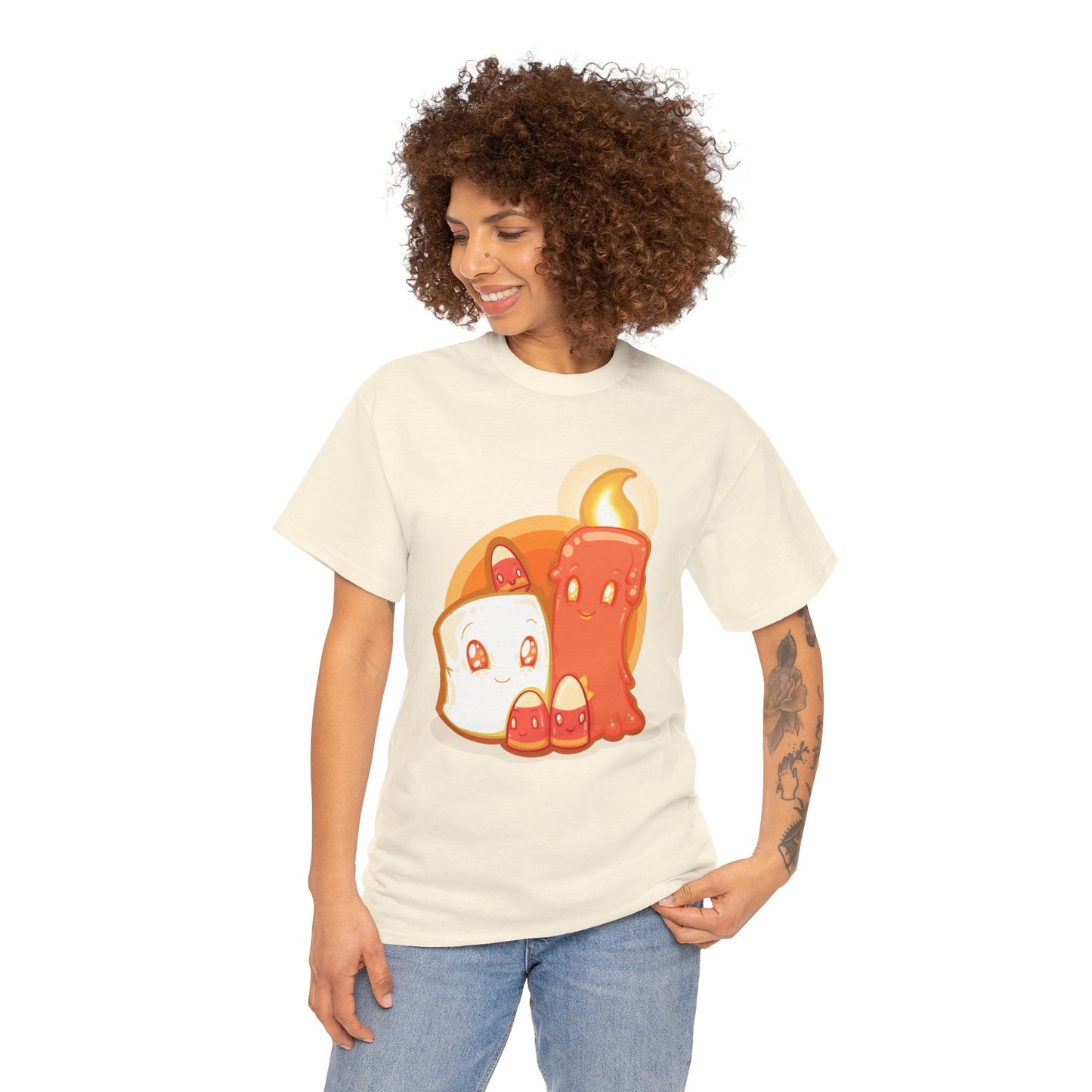 How Candy Corn Is Made Unisex Heavy Cotton Tee