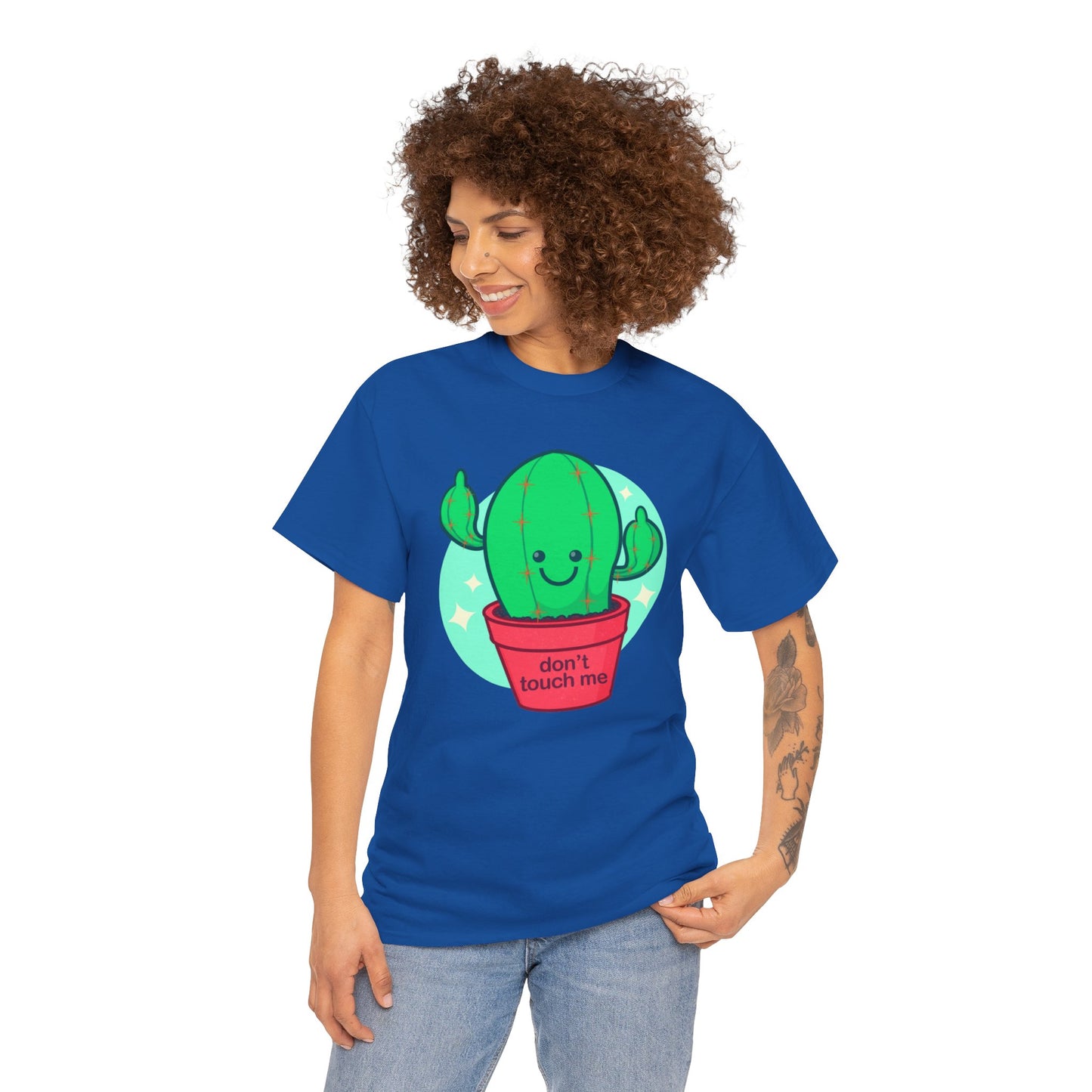 Don't Touch Me Unisex Heavy Cotton Tee