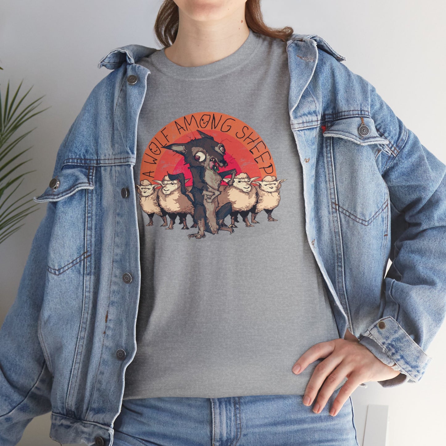 A Wolf Among Sheep Unisex Heavy Cotton Tee