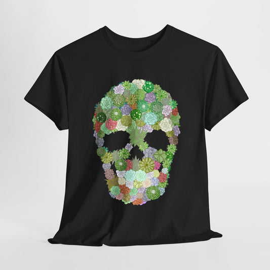 Succulent Skull Unisex Heavy Cotton Tee