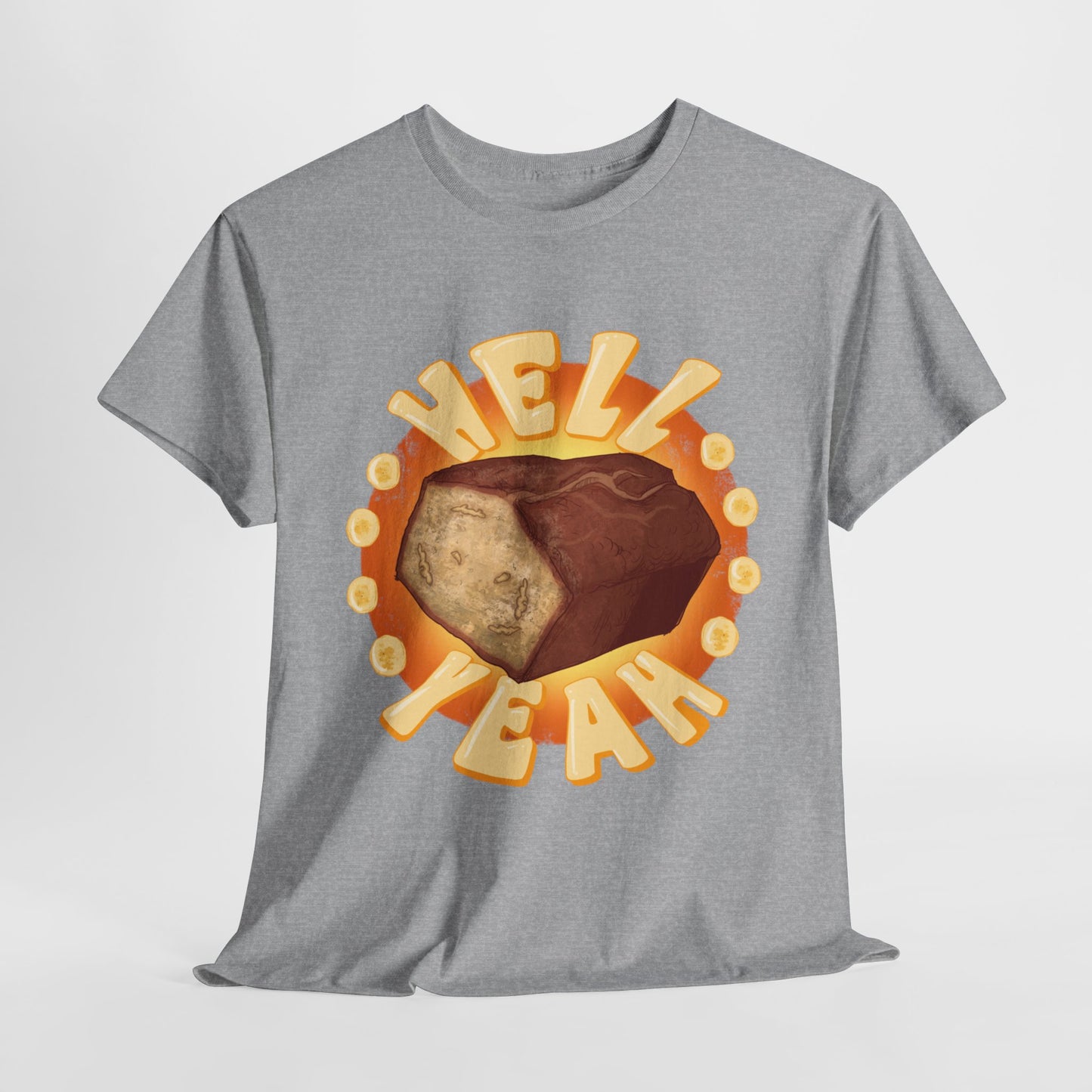 Banana Bread At Work Unisex Heavy Cotton Tee