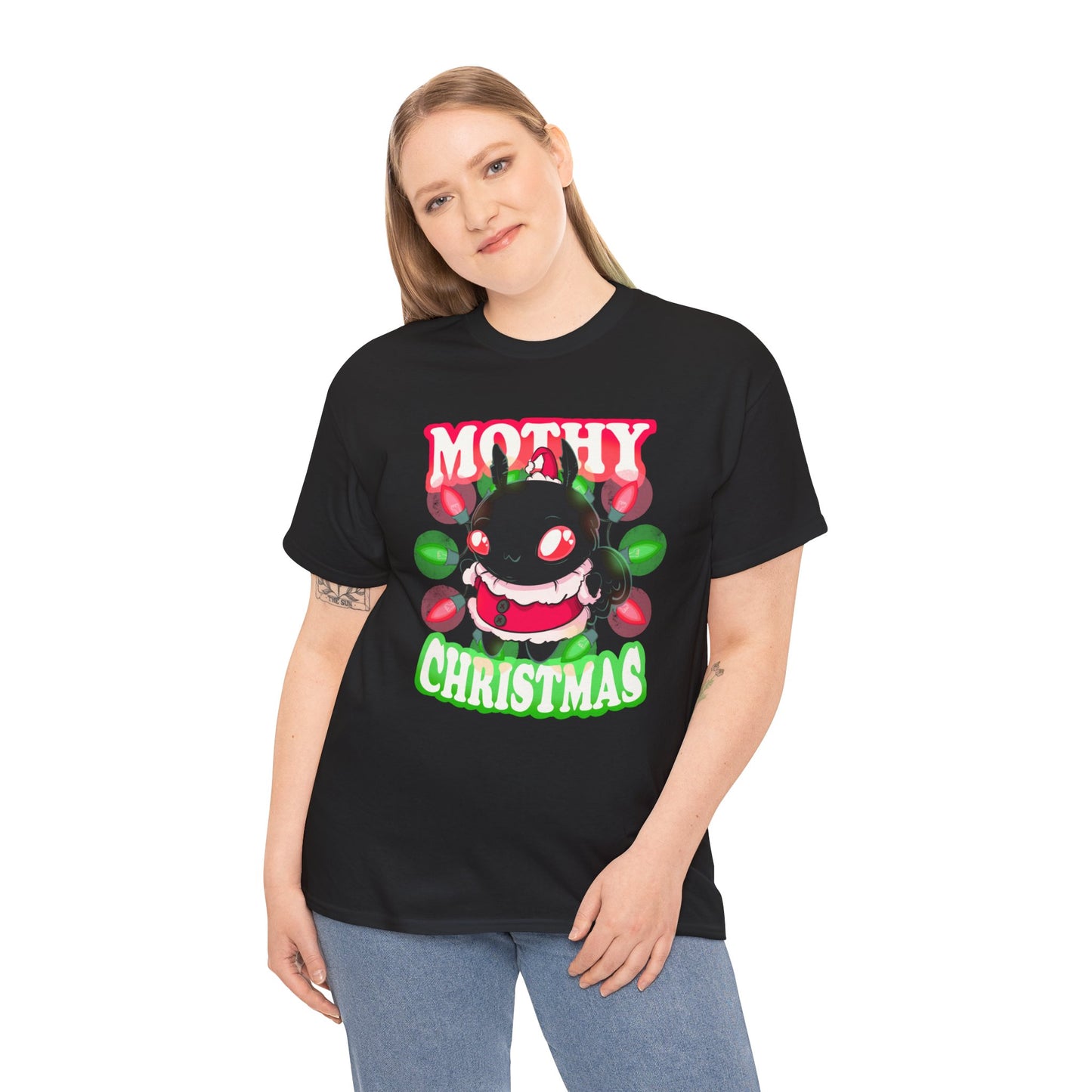 Mothy Christmas Unisex Heavy Cotton Tee