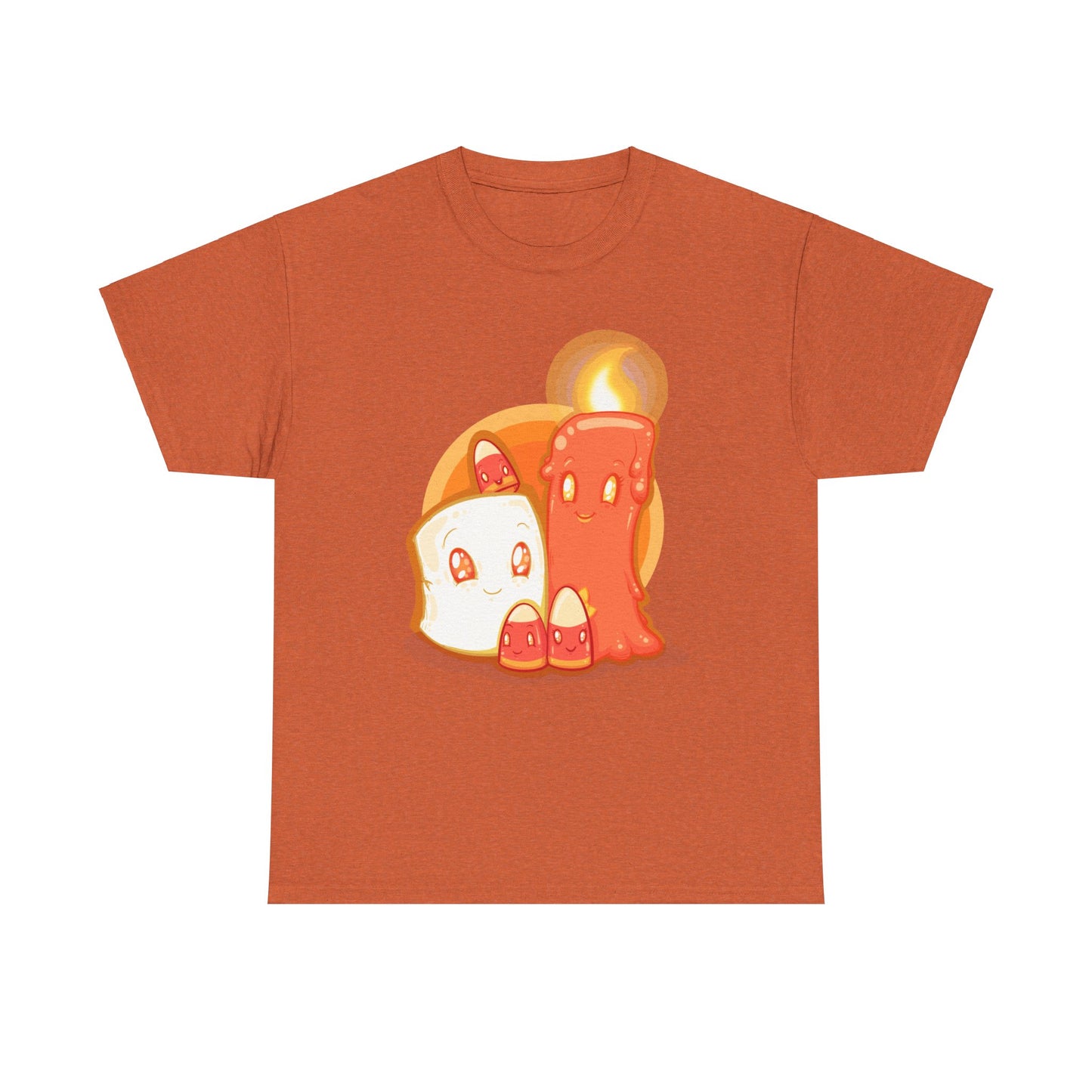 How Candy Corn Is Made Unisex Heavy Cotton Tee