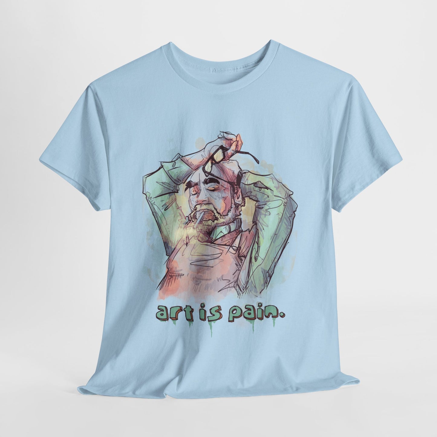 Art Is Pain Unisex Heavy Cotton Tee