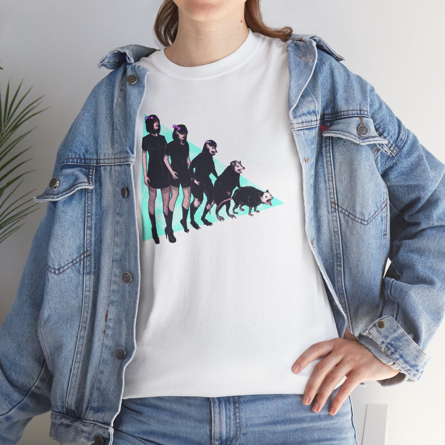 Opossum Girl Unisex Heavy Cotton Tee