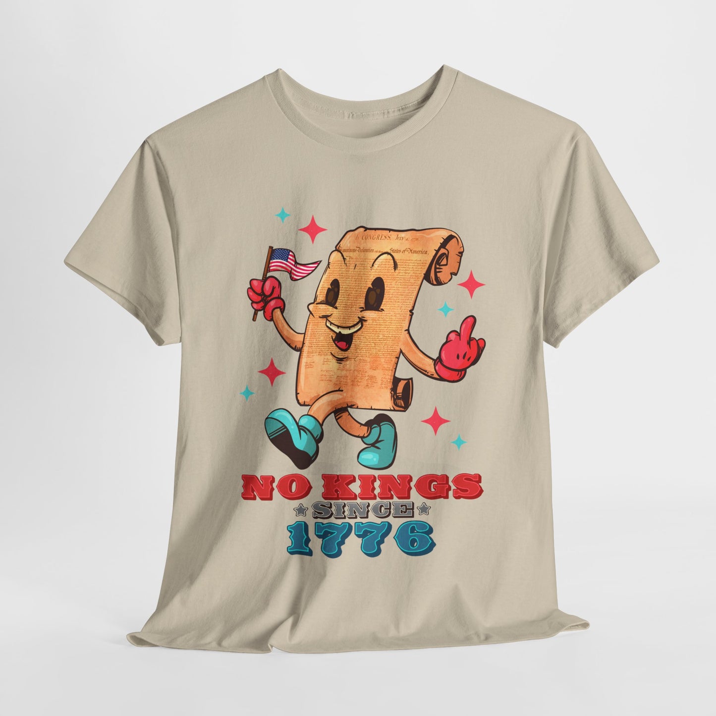 No Kings Since 1776 Unisex Heavy Cotton Tee