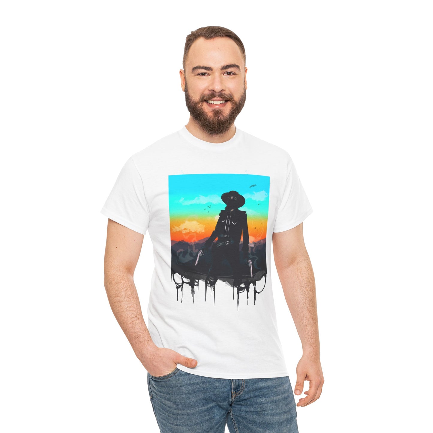Train Robber Unisex Heavy Cotton Tee