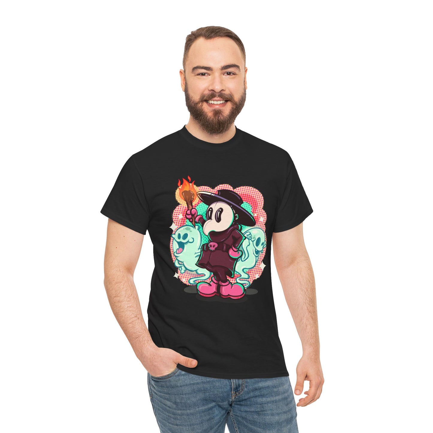 Rubber Hose Plague Doctor Unisex Heavy Cotton Tee