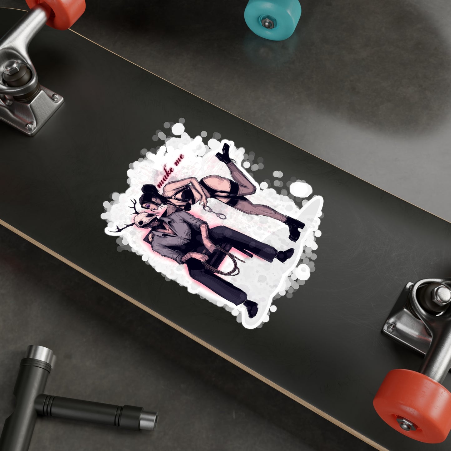 Deer Daddy Series 8: Make Me Kiss-Cut Vinyl Decal