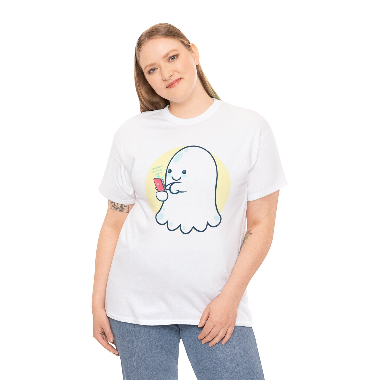 Ghosted Unisex Heavy Cotton Tee