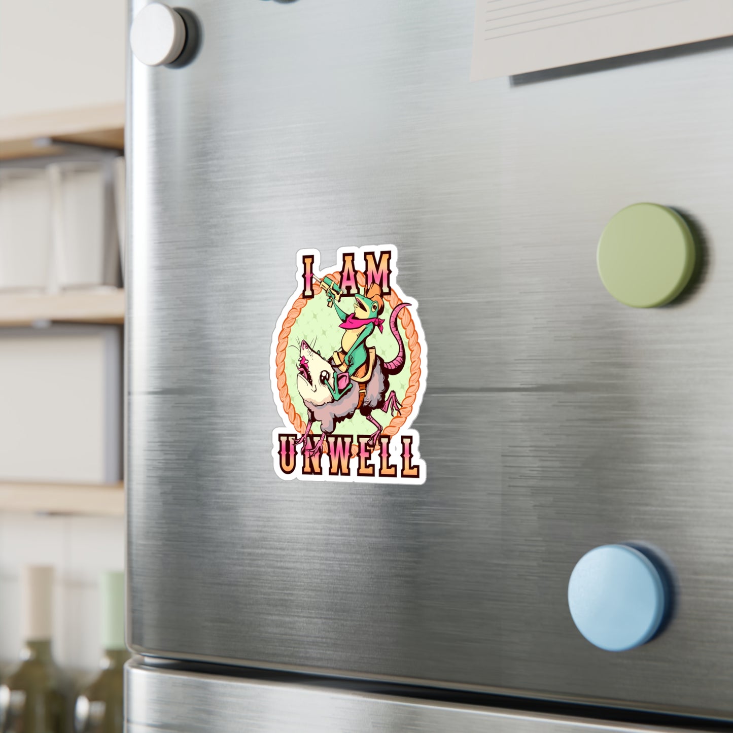 I Am Unwell Kiss-Cut Vinyl Decal