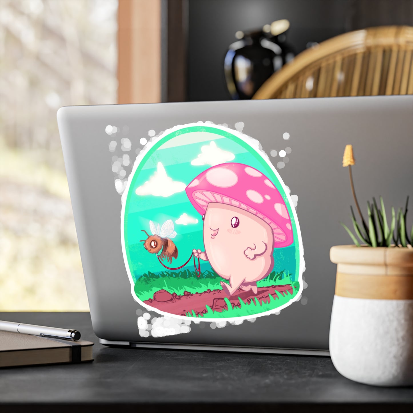 Bee Walk Kiss-Cut Vinyl Decal