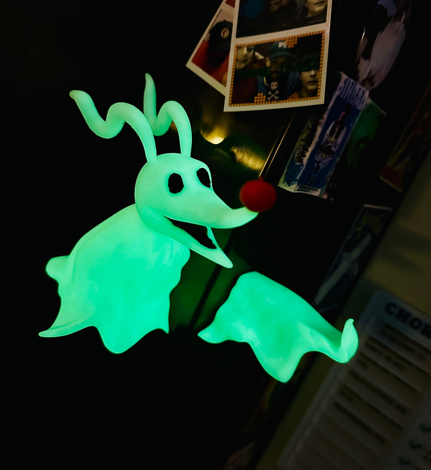 Halloween Ghost Dog 3D Print Fridge Magnet
