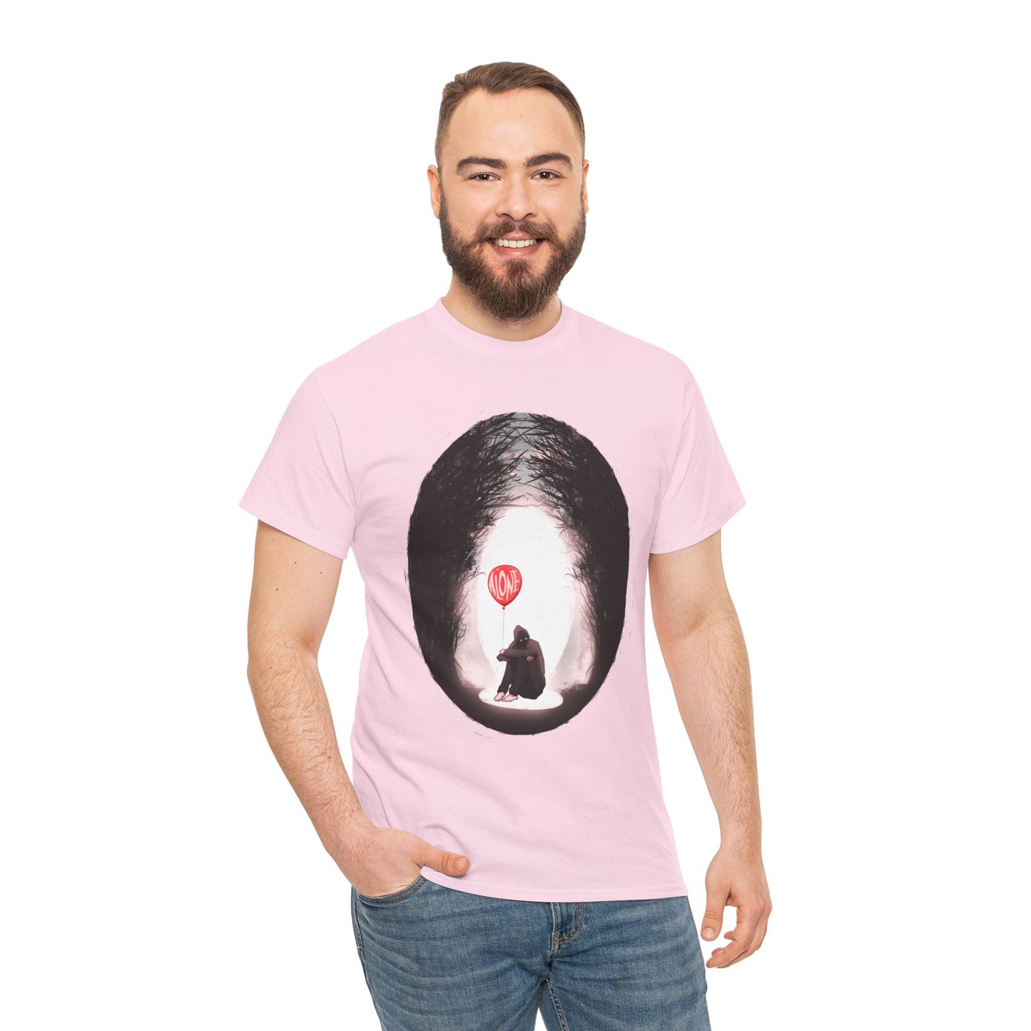 Forever Alone Unisex Heavy Cotton Tee