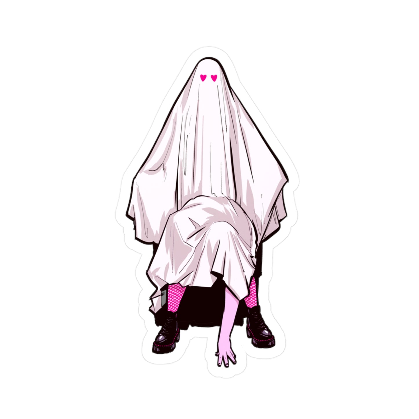 Two-Headed Ghost Kiss-Cut Vinyl Decal