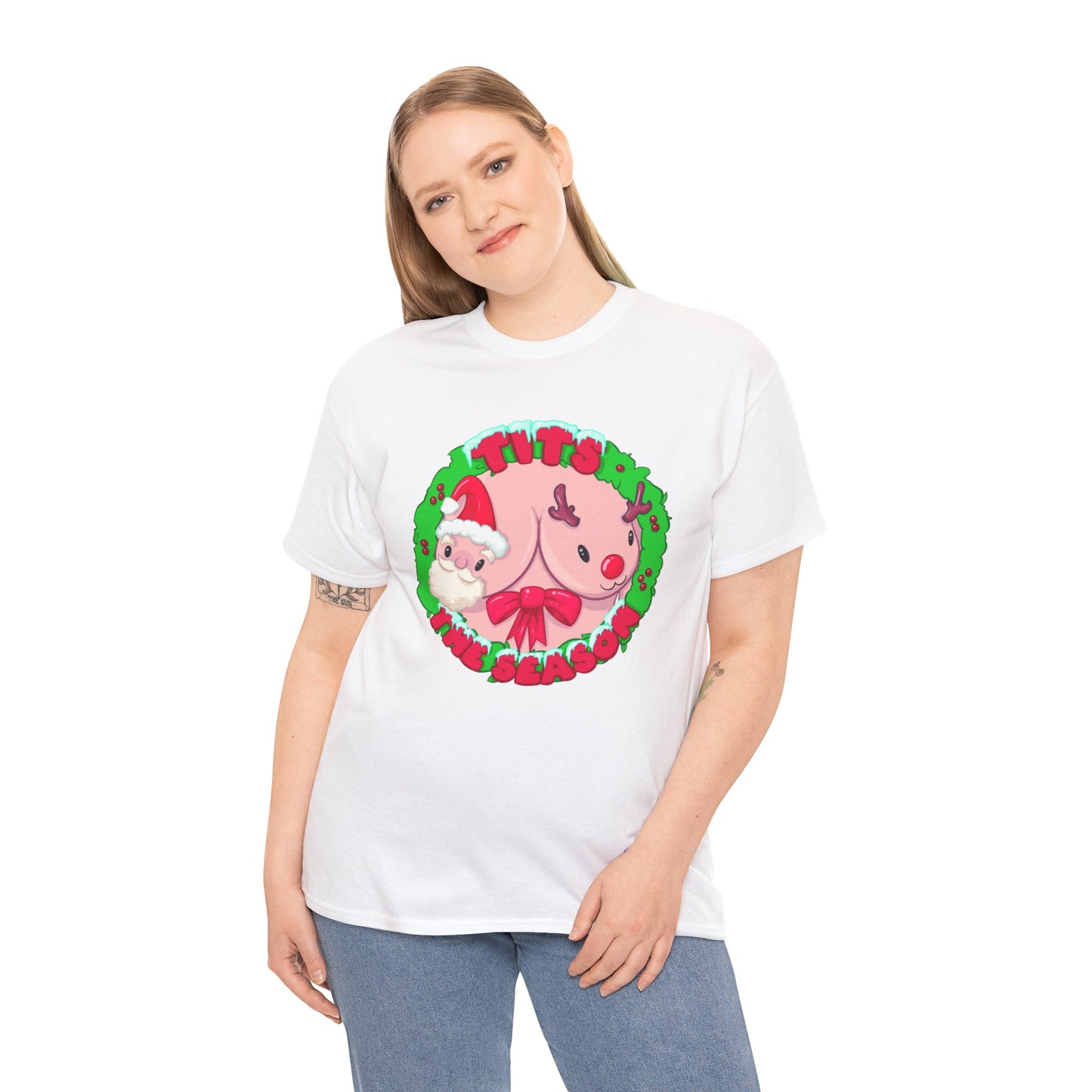 Tits The Season Unisex Heavy Cotton Tee