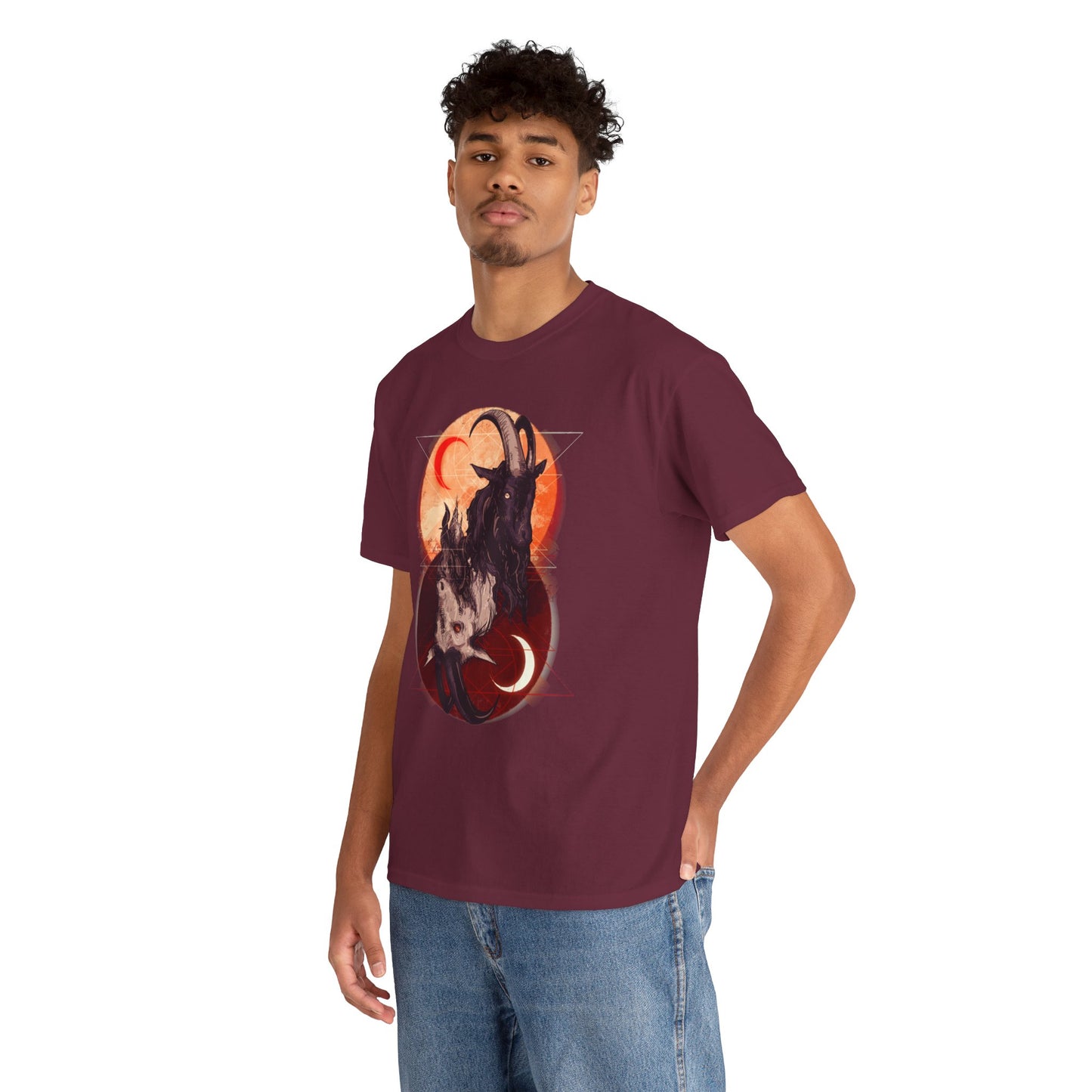 As Above So Below V Unisex Heavy Cotton Tee