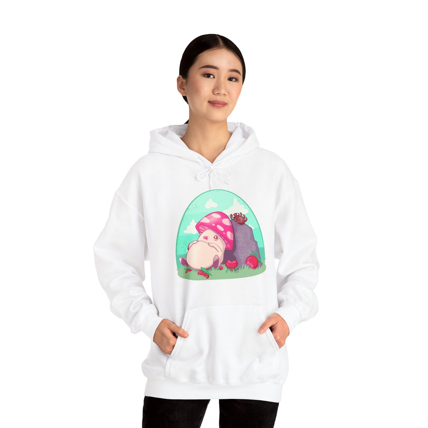 Tummy Ache Unisex Heavy Blend Hooded Sweatshirt