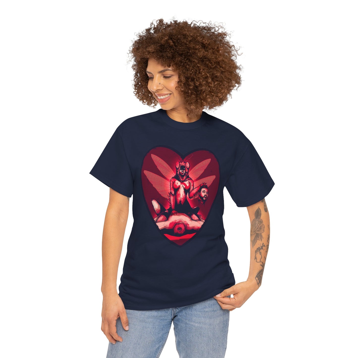 Praying Mantis Unisex Heavy Cotton Tee