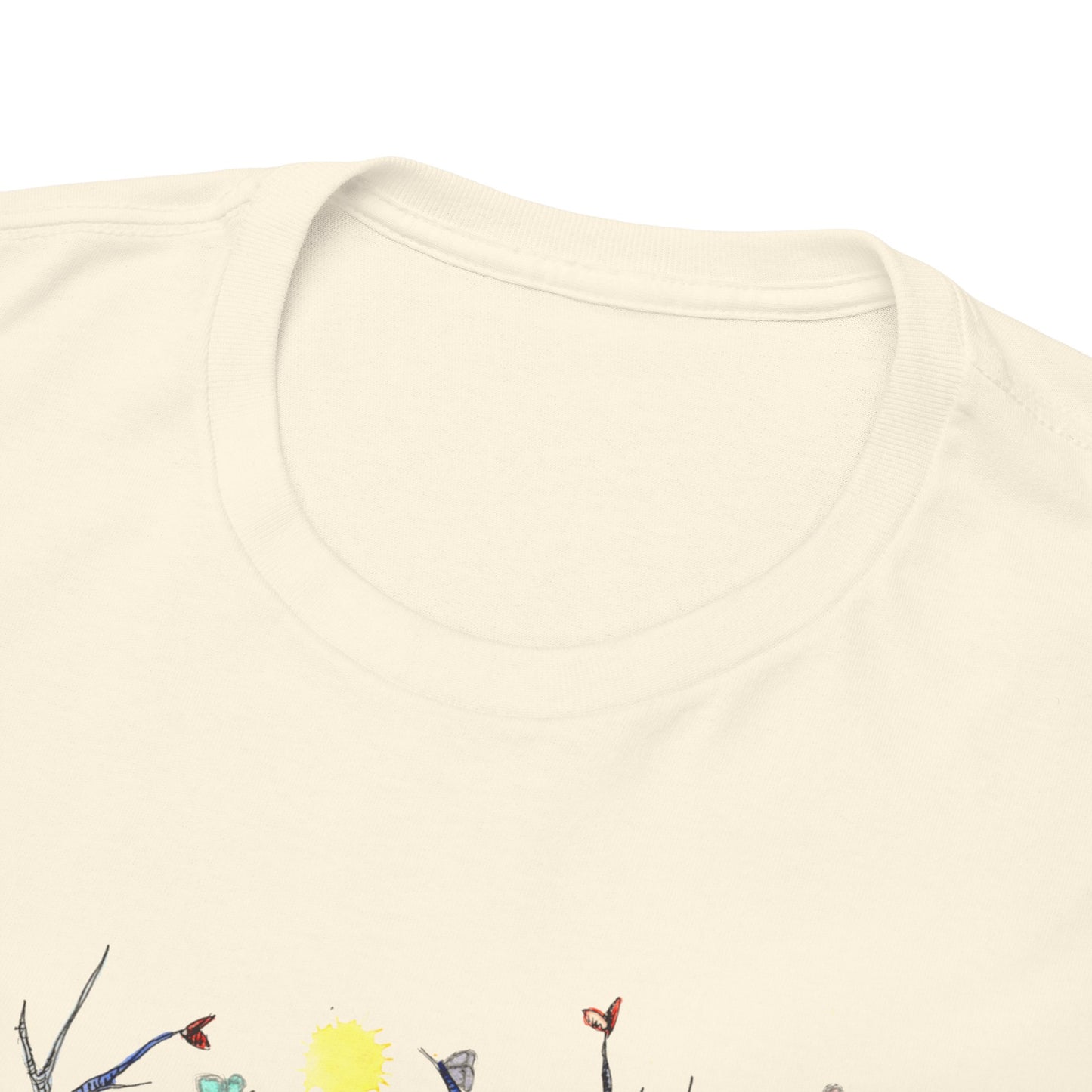 Tree Deer Unisex Heavy Cotton Tee