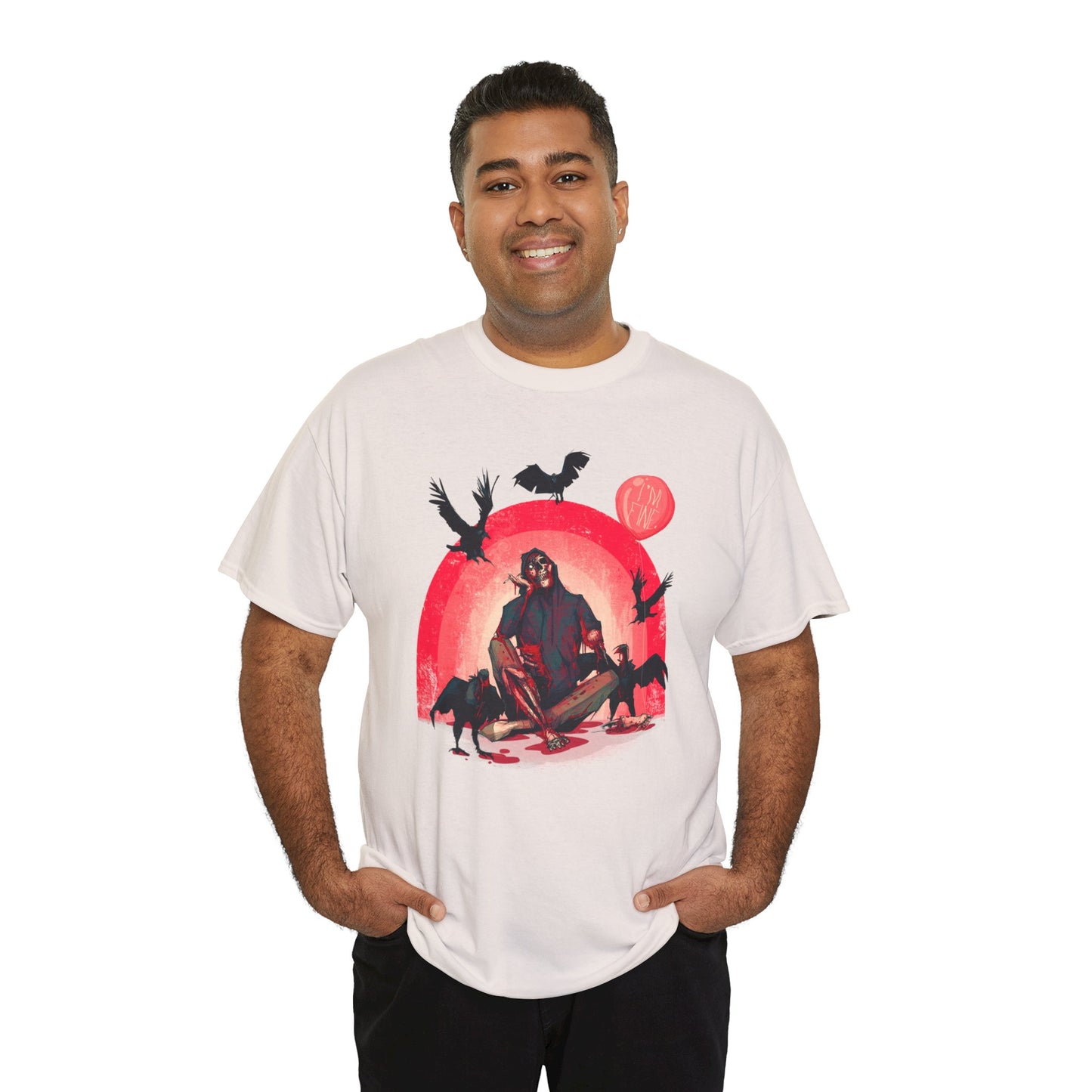 I'm Fine Unisex Heavy Cotton Tee