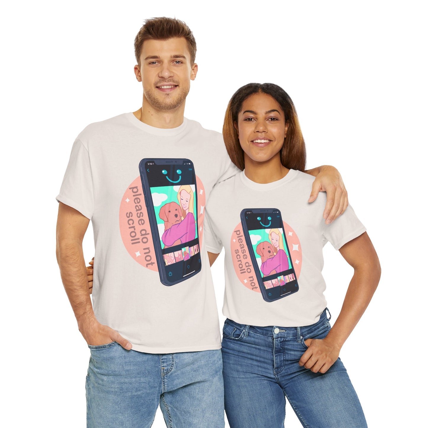 Don't Scroll Unisex Heavy Cotton Tee