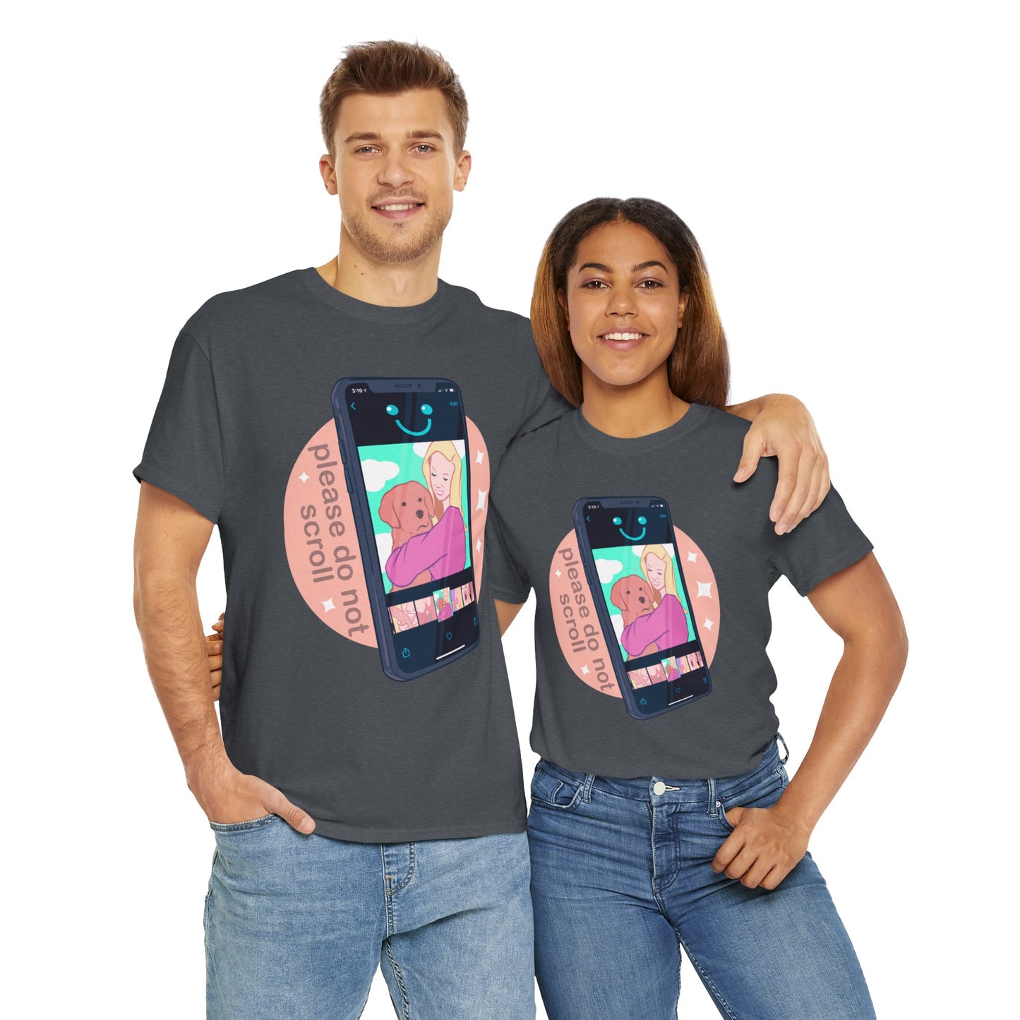 Don't Scroll Unisex Heavy Cotton Tee