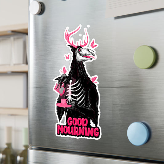 Good Mourning Kiss-Cut Vinyl Decal