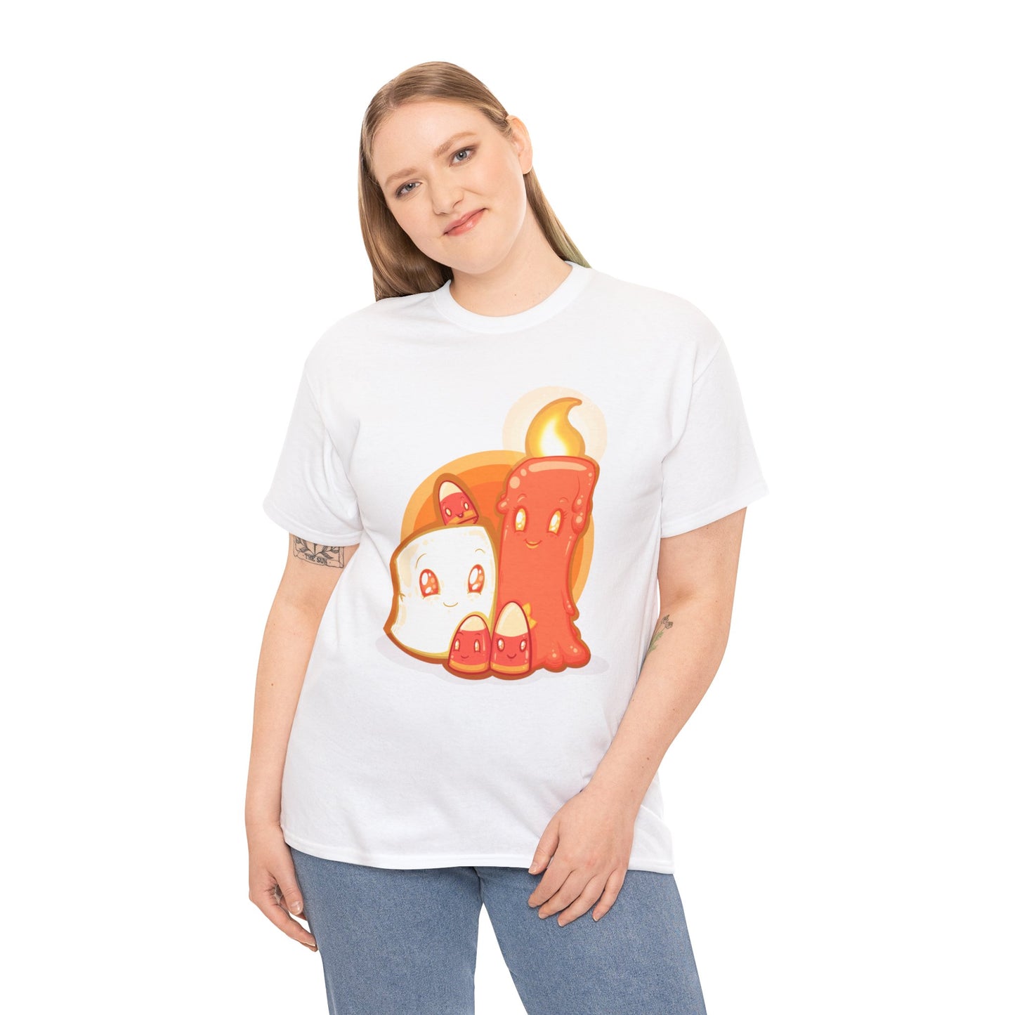How Candy Corn Is Made Unisex Heavy Cotton Tee