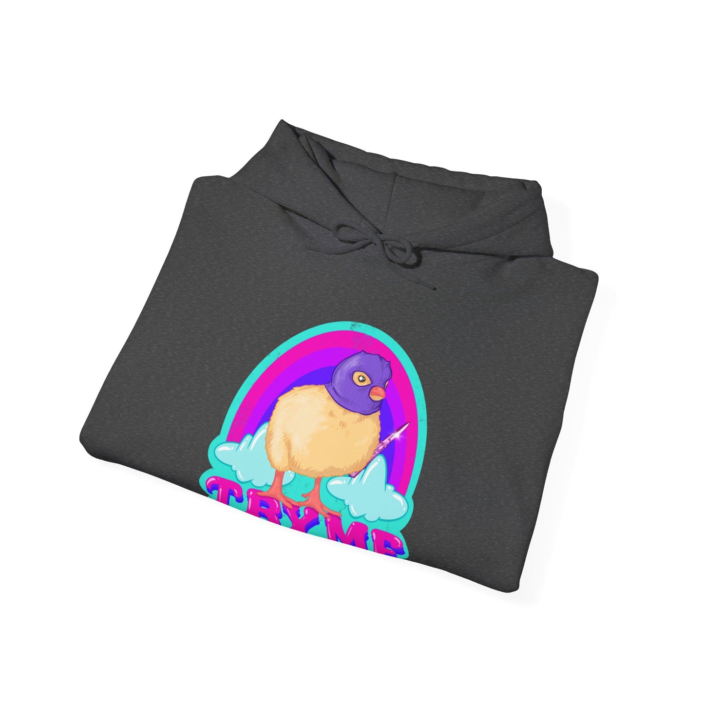 Try Me Unisex Heavy Blend Hooded Sweatshirt