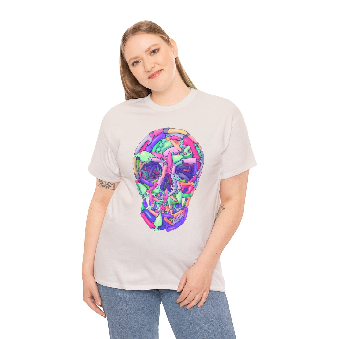 Sex Toy Skull Unisex Heavy Cotton Tee