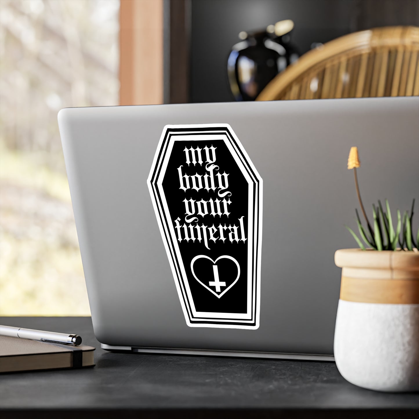My Body Your Funeral Kiss-Cut Vinyl Decal