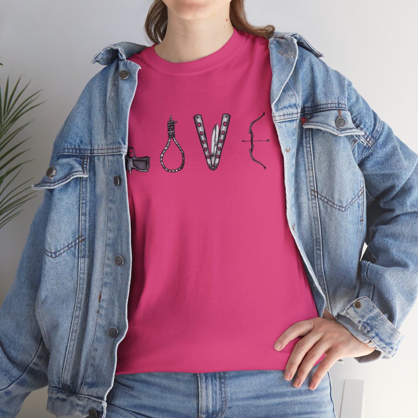 Love Is Death Unisex Heavy Cotton Tee