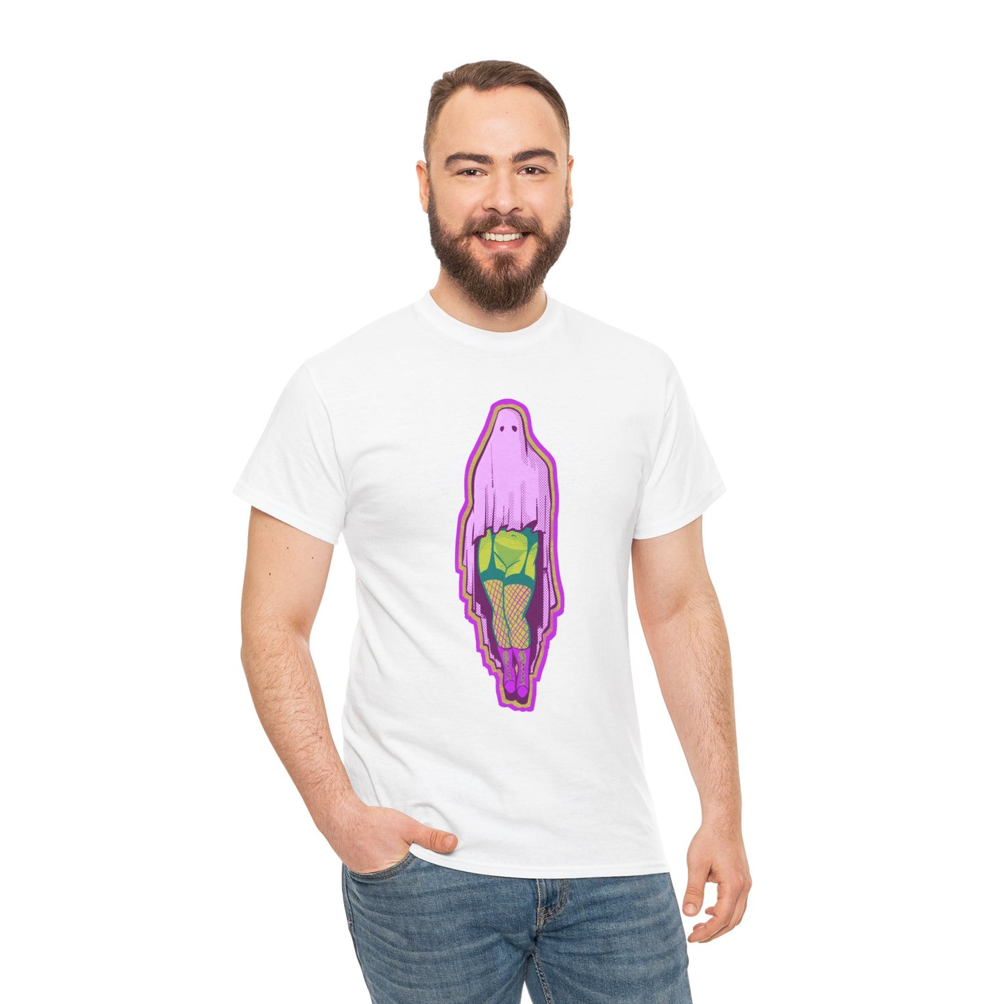 Sexy Ghost Unisex Heavy Cotton Tee