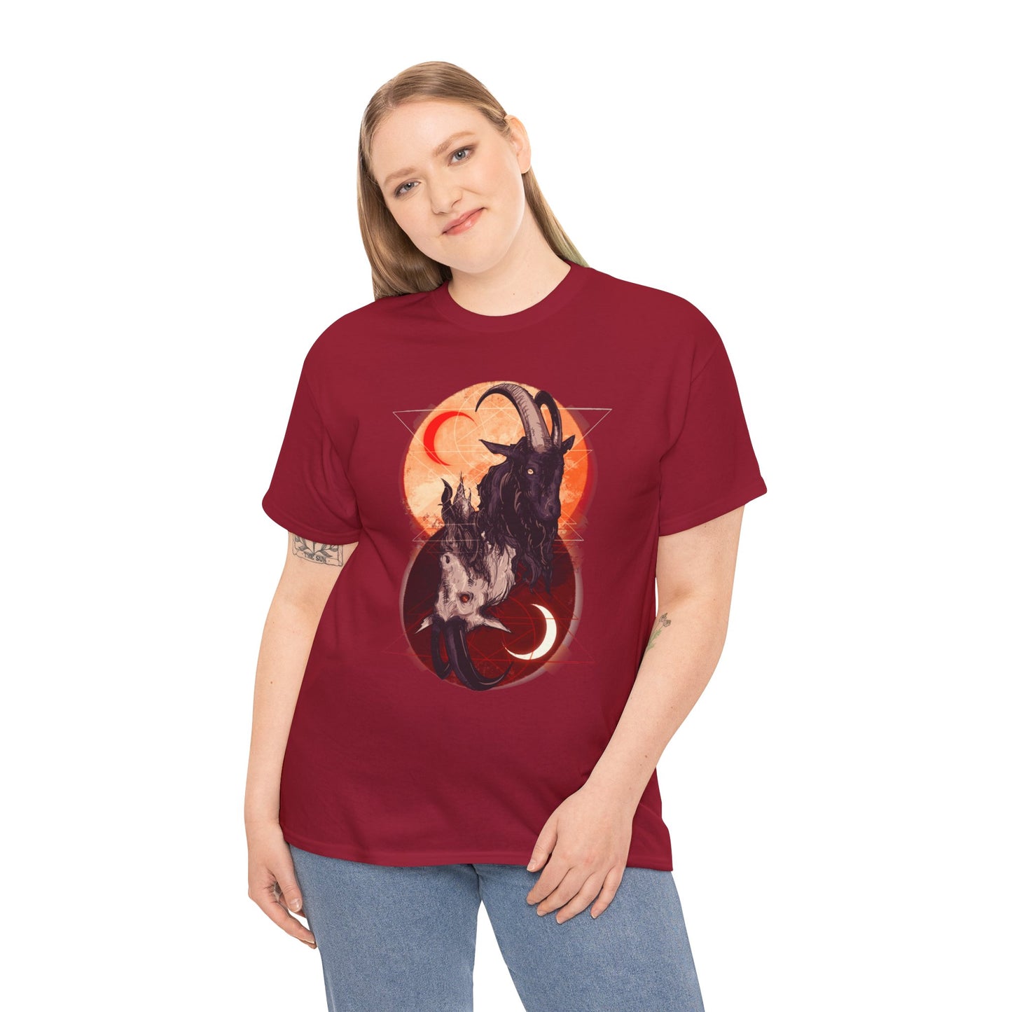 As Above So Below V Unisex Heavy Cotton Tee