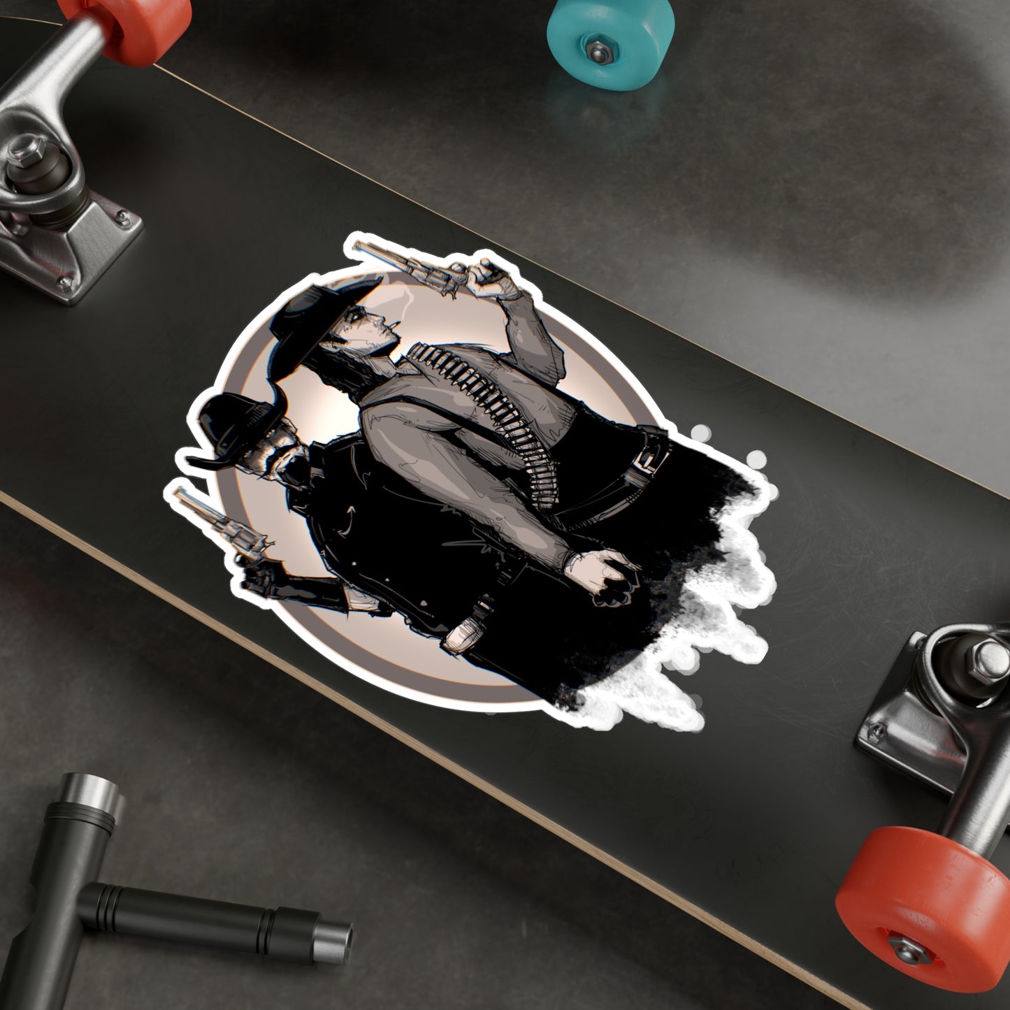 Bounty Hunter Lovers Kiss-Cut Vinyl Decal