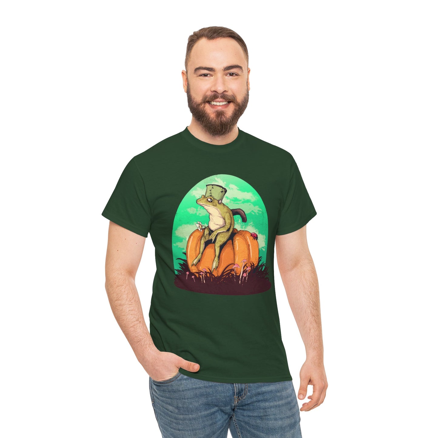 Frogenstein Unisex Heavy Cotton Tee