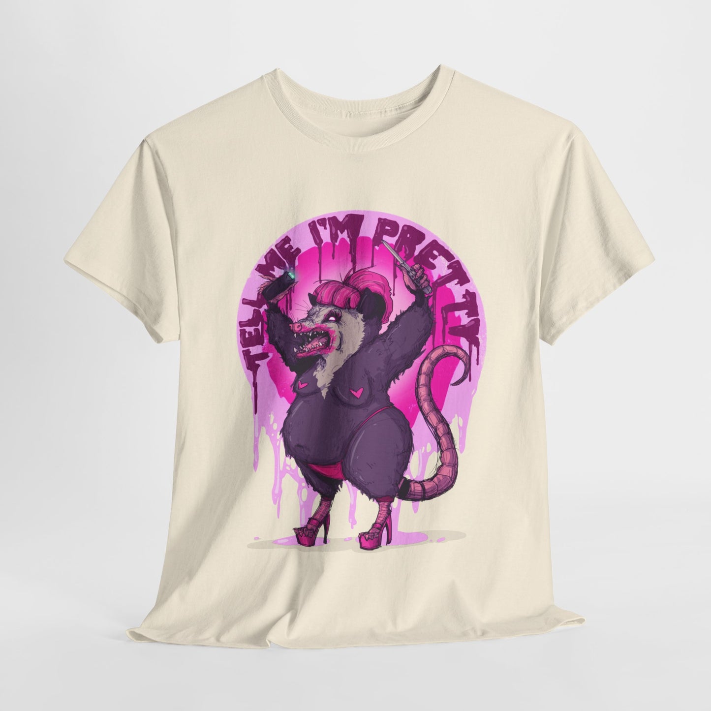 Pretty Opossum Unisex Heavy Cotton Tee